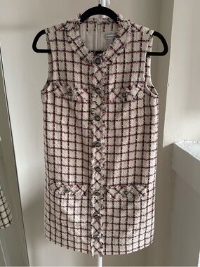 Veronica Beard LaurelTweed Sleeveless Dress